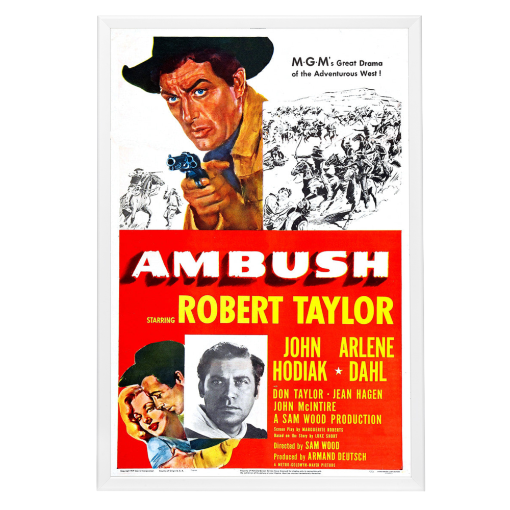 "Ambush" (1950) Framed Movie Poster