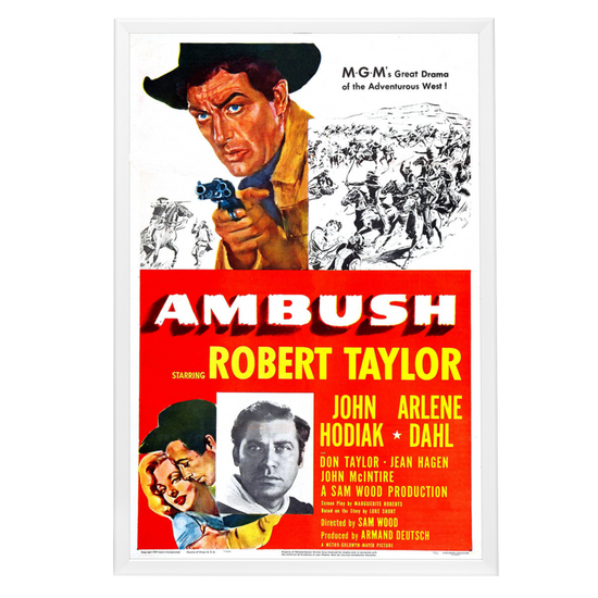 "Ambush" (1950) Framed Movie Poster