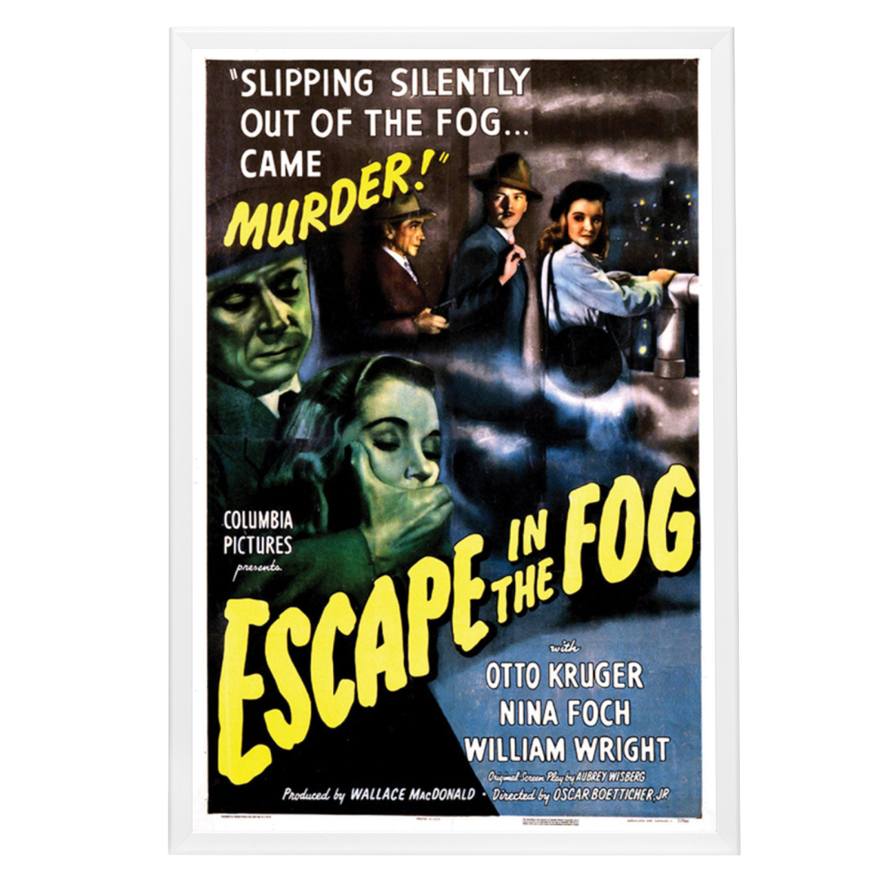 "Escape In The Fog" (1945) Framed Movie Poster