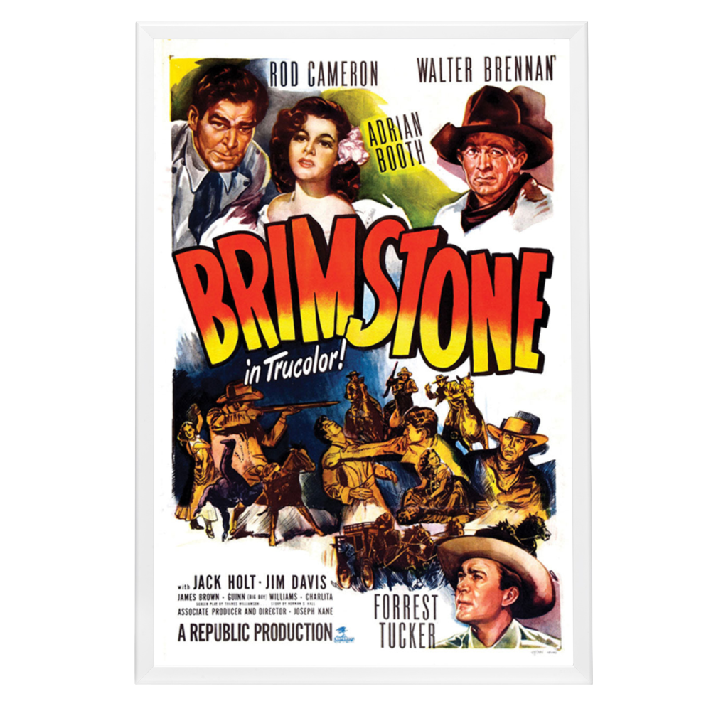 "Brimstone" (1949) Framed Movie Poster