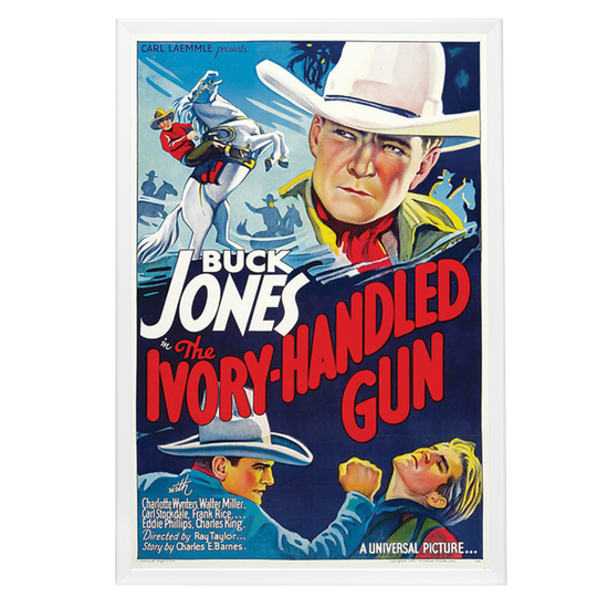 "Ivory-Handled Gun" (1935) Framed Movie Poster