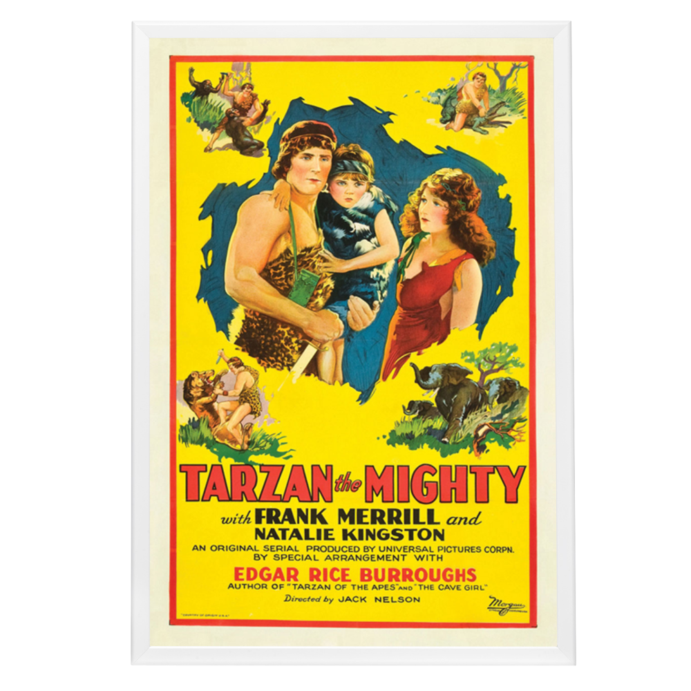 "Tarzan The Mighty" (1928) Framed Movie Poster
