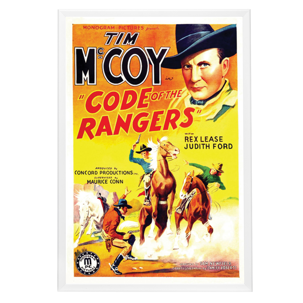 "Code Of The Rangers" (1938) Framed Movie Poster