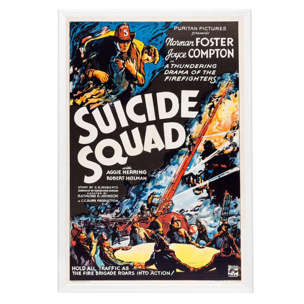 "Suicide Squad" (1935) Framed Movie Poster