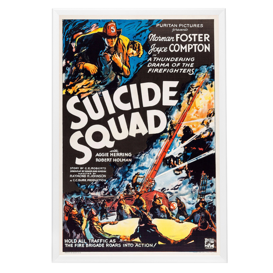 "Suicide Squad" (1935) Framed Movie Poster