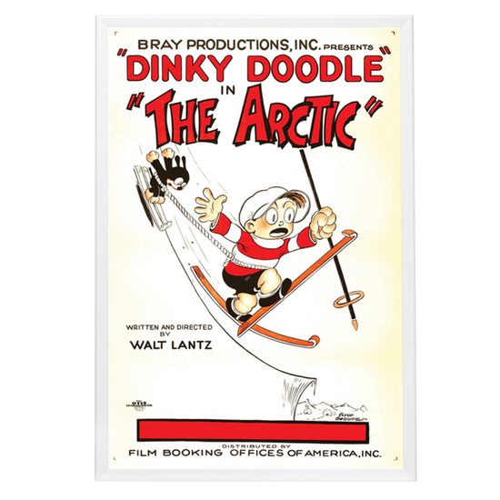 "Dinky Doodle In The Arctic" (1926) Framed Movie Poster