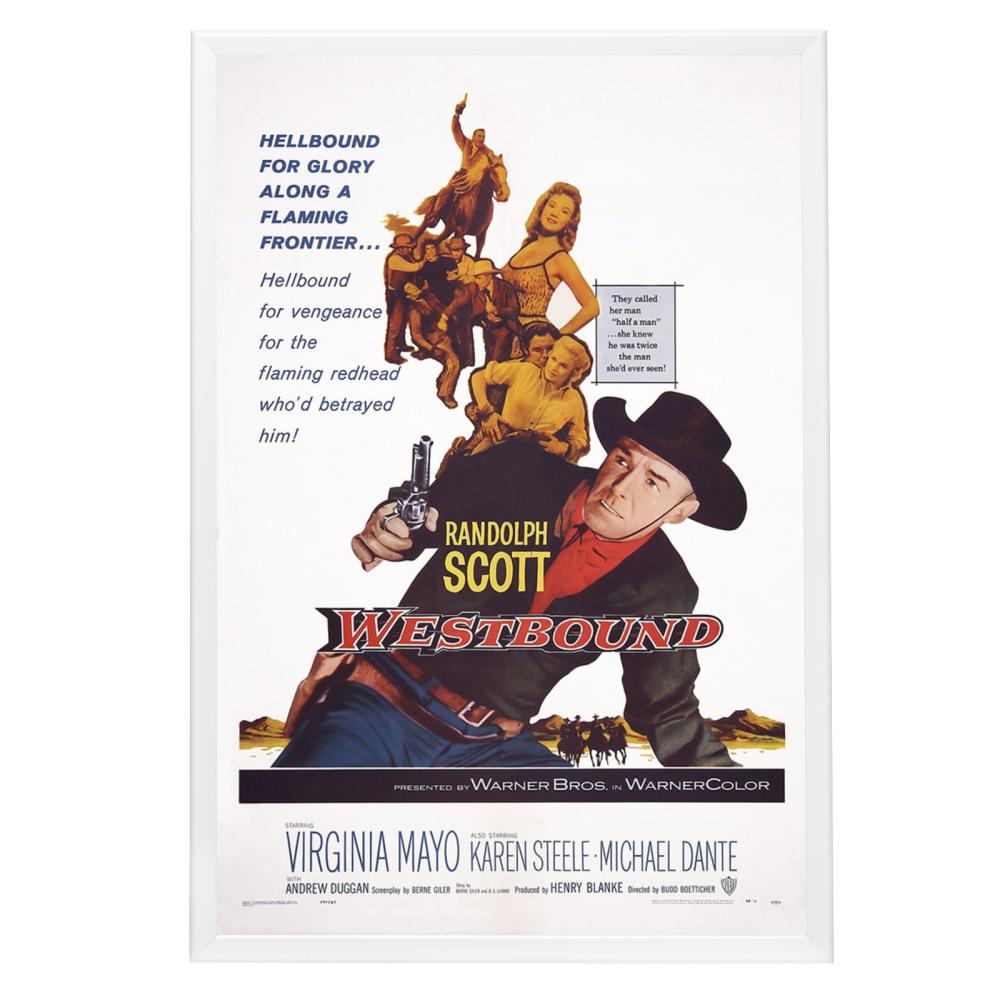 "Westbound" (1959) Framed Movie Poster