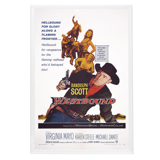 "Westbound" (1959) Framed Movie Poster