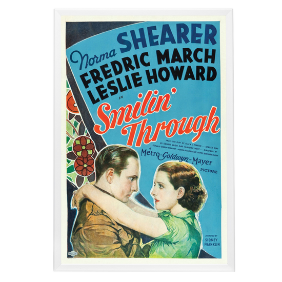 "Smilin' Through" (1932) Framed Movie Poster