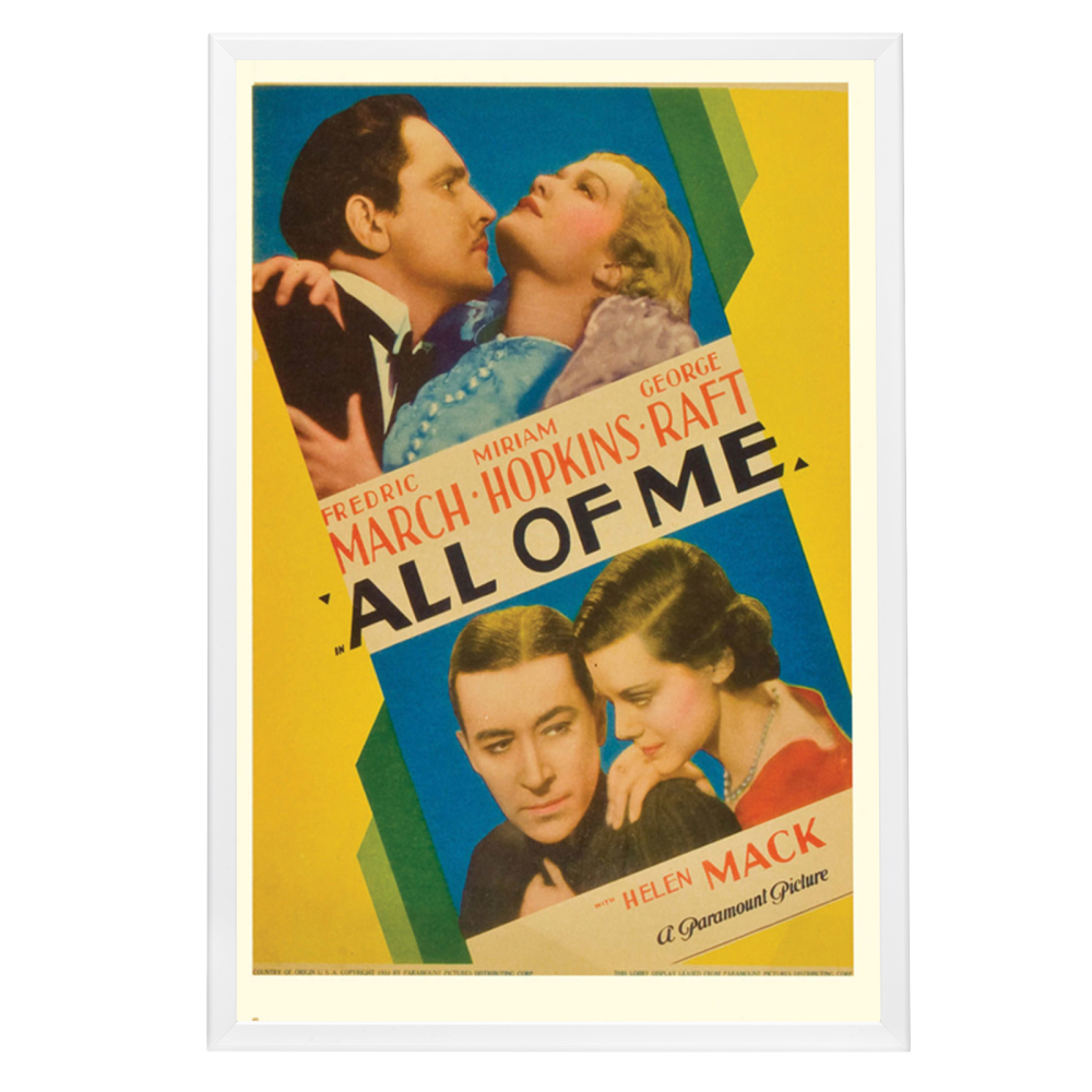 "All Of Me" (1934) Framed Movie Poster