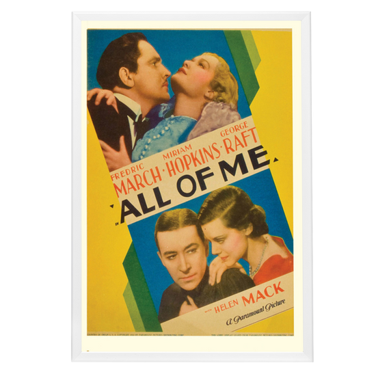 "All Of Me" (1934) Framed Movie Poster