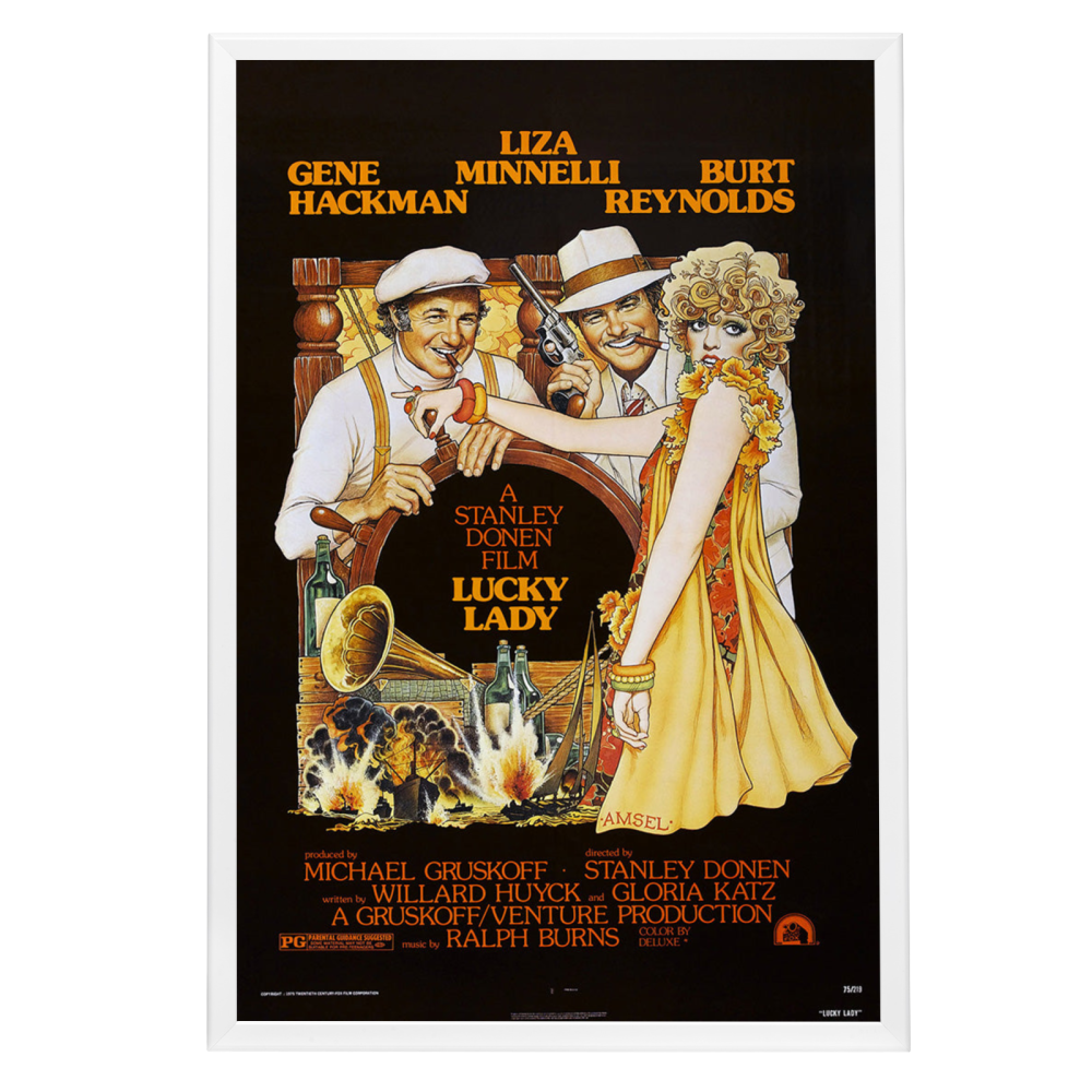 "Lucky Lady" (1975) Framed Movie Poster