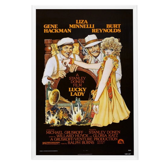 "Lucky Lady" (1975) Framed Movie Poster