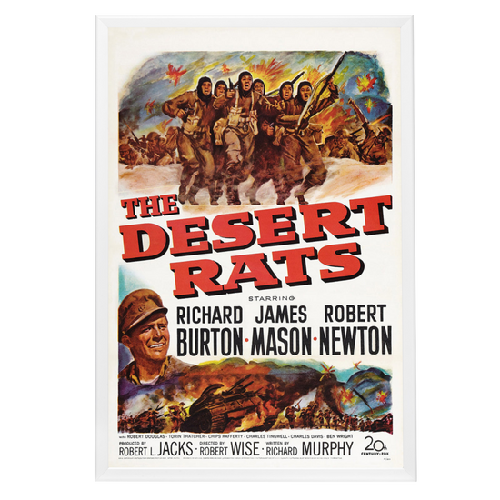 "Desert Rats" (1953) Framed Movie Poster