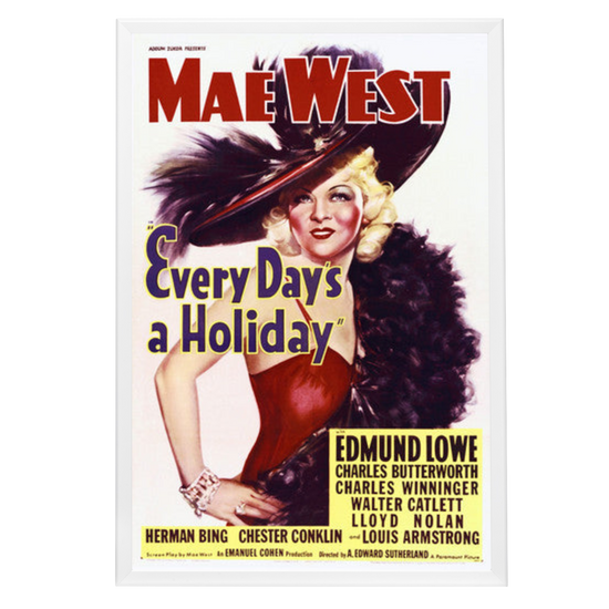 "Every Day's A Holiday" (1937) Framed Movie Poster