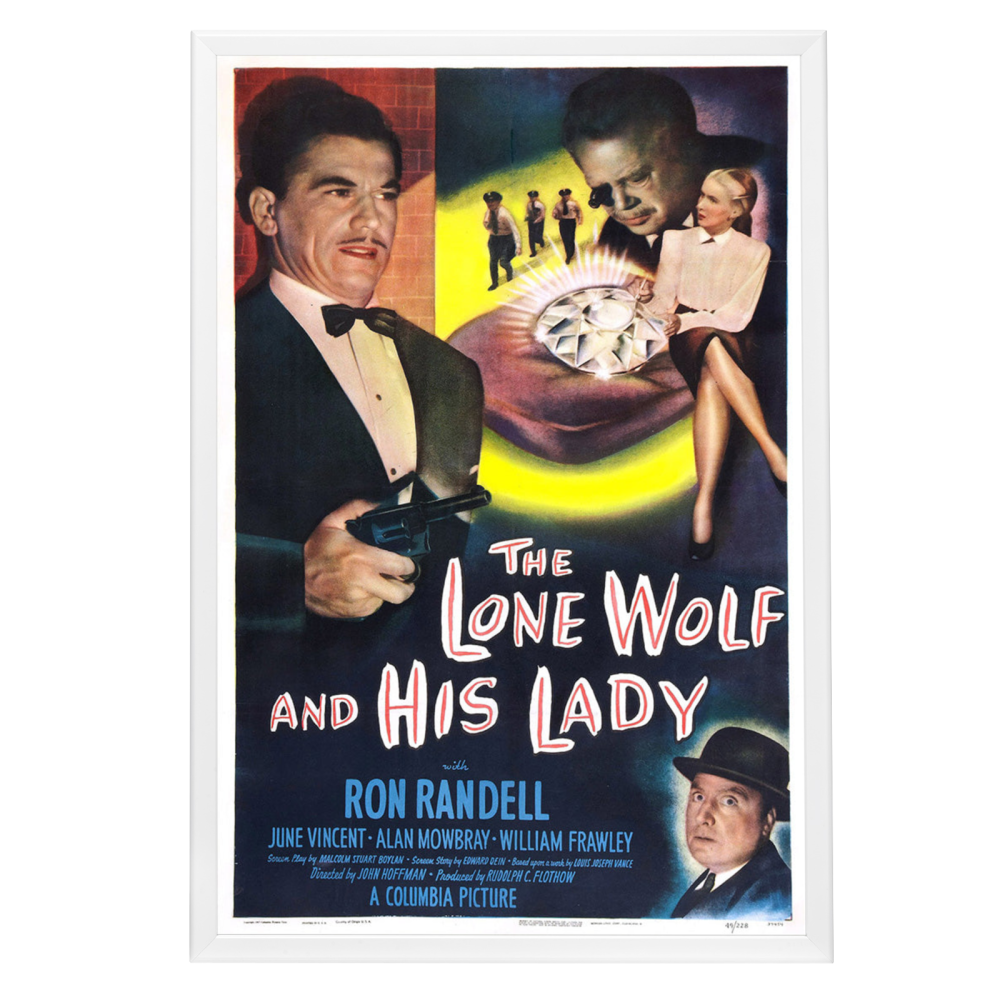 "Lone Wolf And His Lady" (1949) Framed Movie Poster