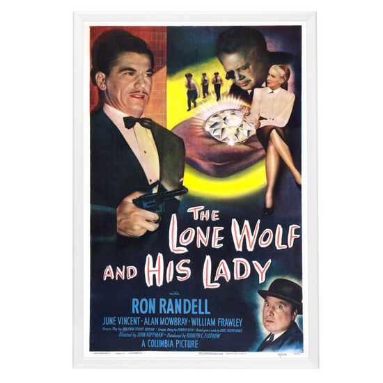 "Lone Wolf And His Lady" (1949) Framed Movie Poster
