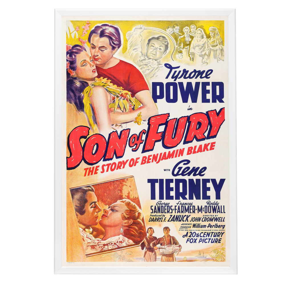 "Son Of Fury" (1942) Framed Movie Poster