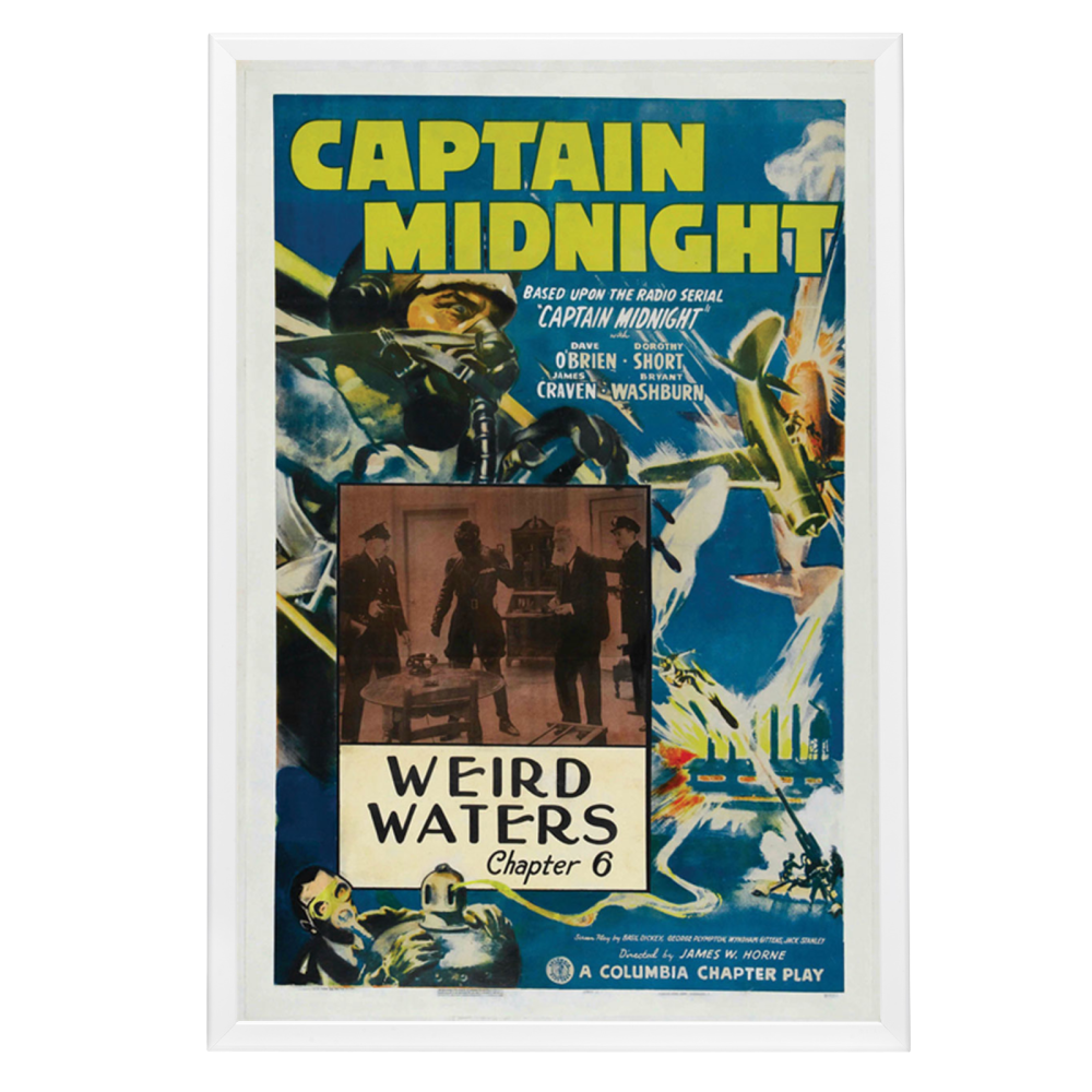 "Captain Midnight" (1942) Framed Movie Poster