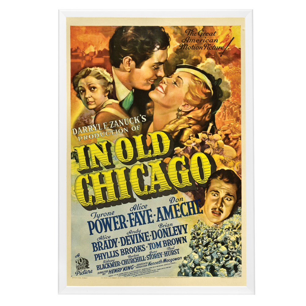 "In Old Chicago" (1938) Framed Movie Poster