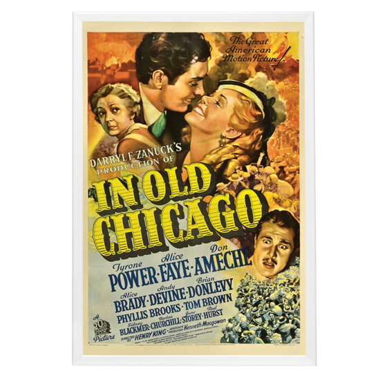 "In Old Chicago" (1938) Framed Movie Poster