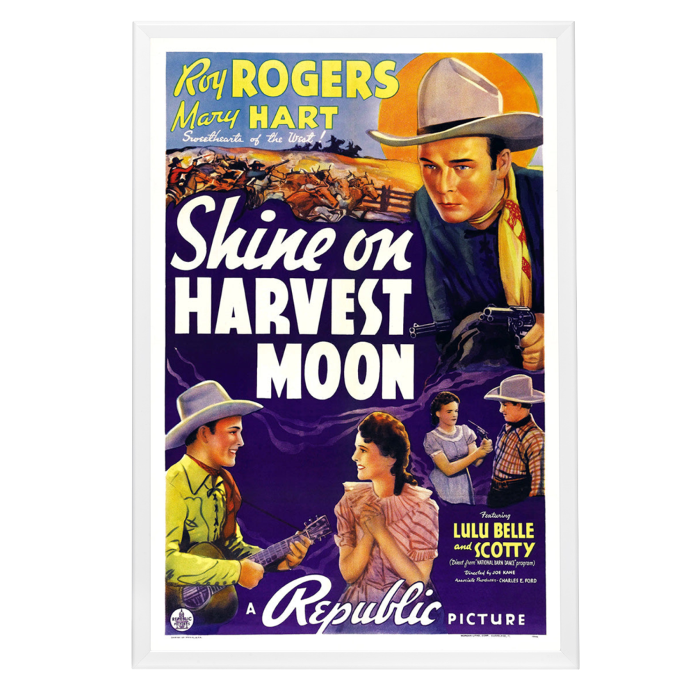 "Shine On, Harvest Moon" (1938) Framed Movie Poster