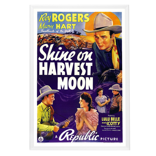 "Shine On, Harvest Moon" (1938) Framed Movie Poster