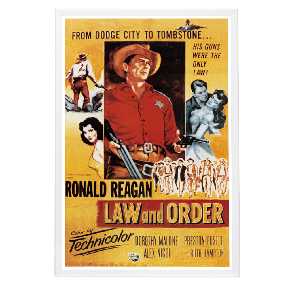 "Law And Order" (1953) Framed Movie Poster