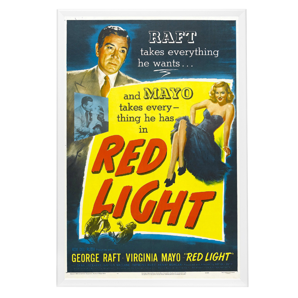 "Red Light" (1949) Framed Movie Poster