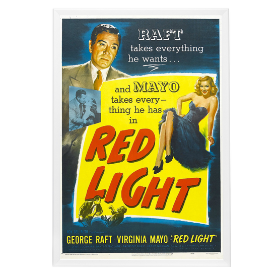 "Red Light" (1949) Framed Movie Poster