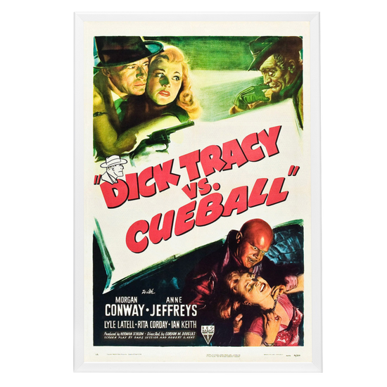 "Dick Tracy Vs. Cueball" (1946) Framed Movie Poster