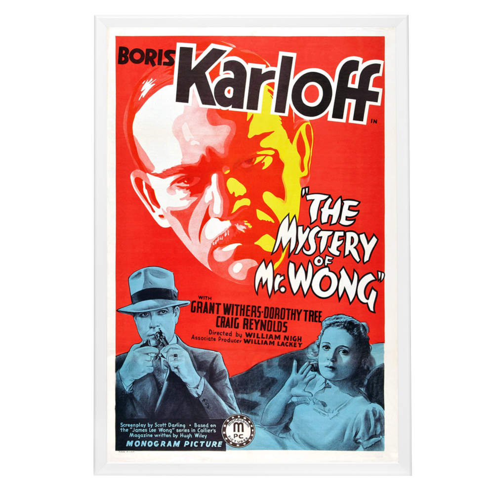 "Mystery Of Mr. Wong" (1939) Framed Movie Poster