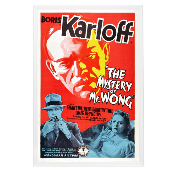 "Mystery Of Mr. Wong" (1939) Framed Movie Poster