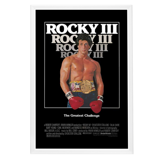 "Rocky III" Framed Movie Poster