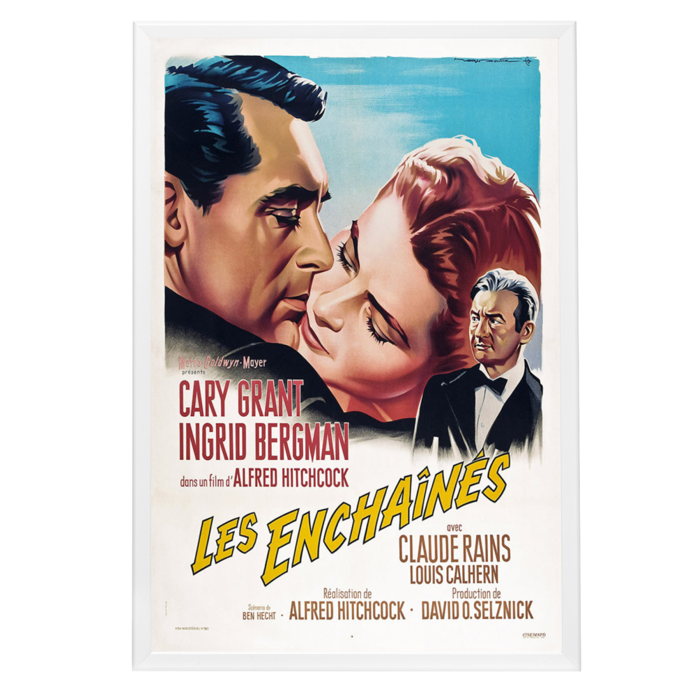 "Notorious (French)" (1946) Framed Movie Poster