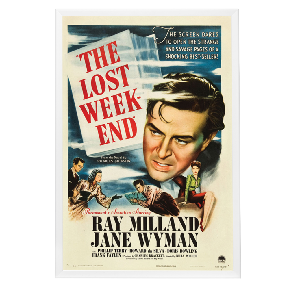 "Lost Weekend" (1945) Framed Movie Poster