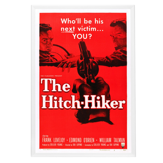 "Hitch-Hiker" (1953) Framed Movie Poster