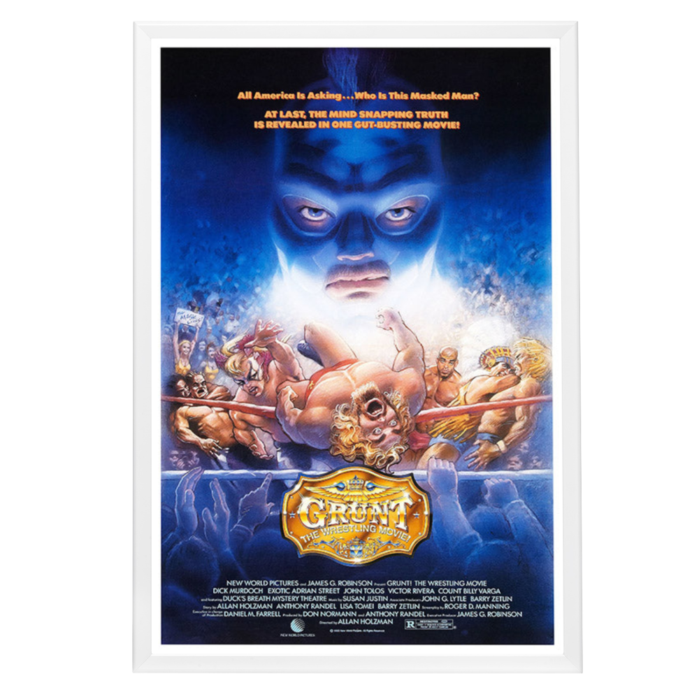 "Grunt! The Wrestling Movie" (1985) Framed Movie Poster