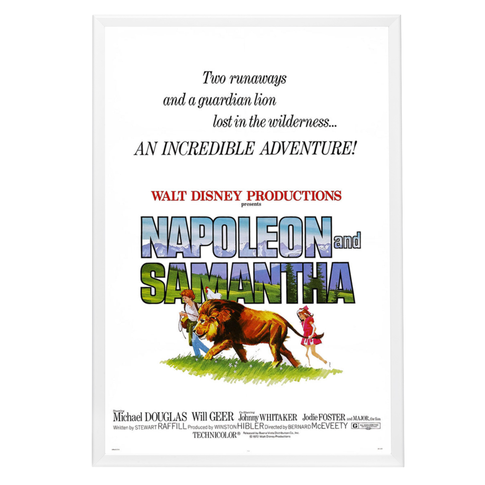 "Napoleon And Samantha" (1972) Framed Movie Poster