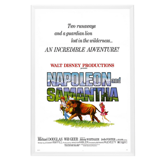 "Napoleon And Samantha" (1972) Framed Movie Poster