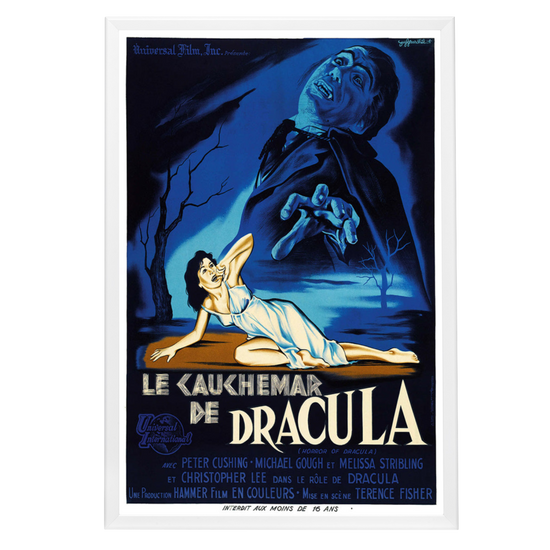 "Horror Of Dracula (French)" (1958) Framed Movie Poster