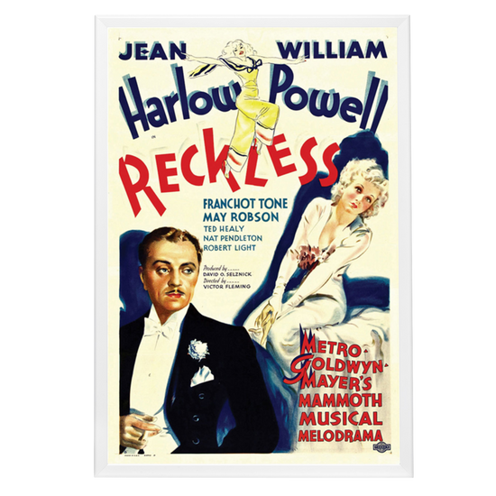 "Reckless" (1935) Framed Movie Poster