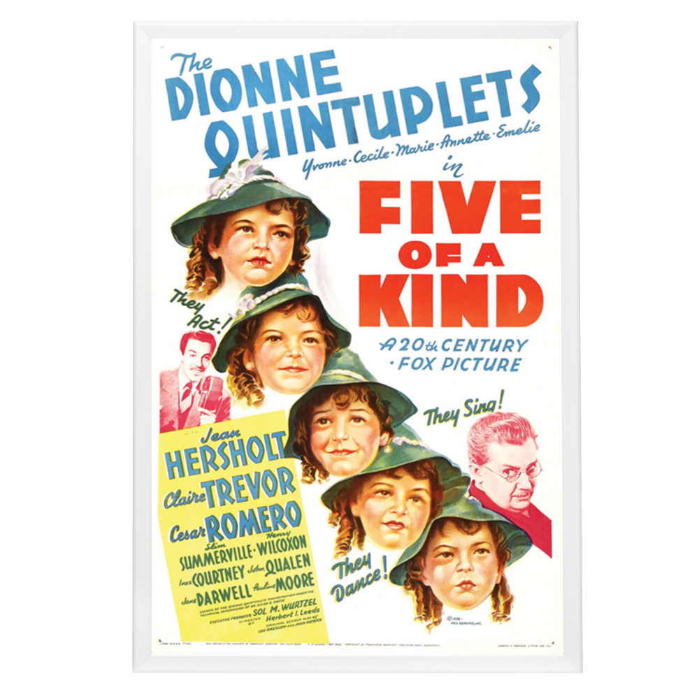 "Five Of A Kind" (1938) Framed Movie Poster