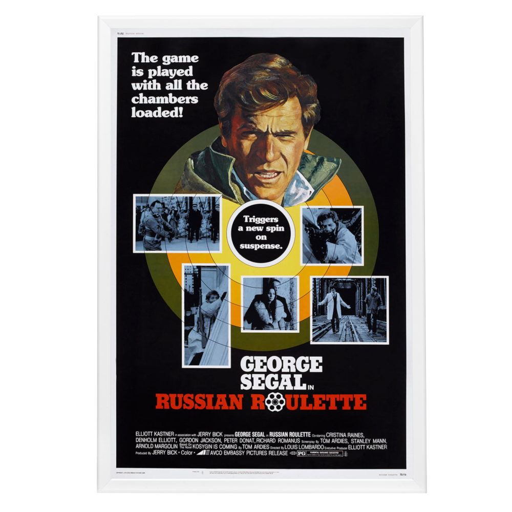 "Russian Roulette" (1975) Framed Movie Poster