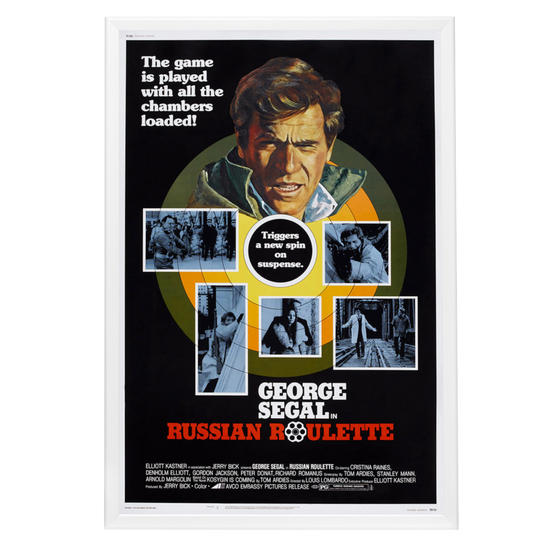 "Russian Roulette" (1975) Framed Movie Poster