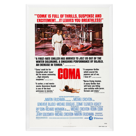 "Coma" (1977) Framed Movie Poster