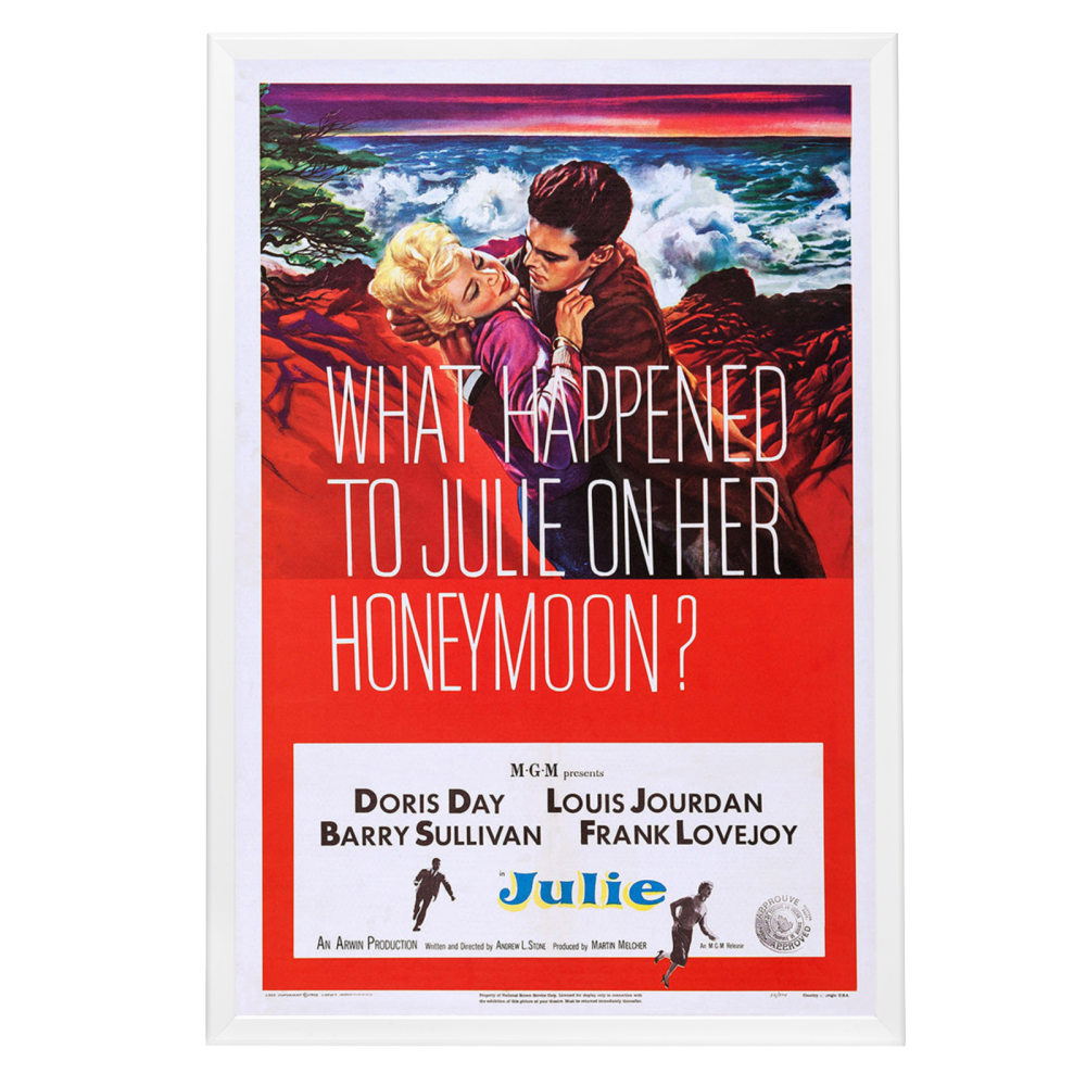 "Julie" (1956) Framed Movie Poster