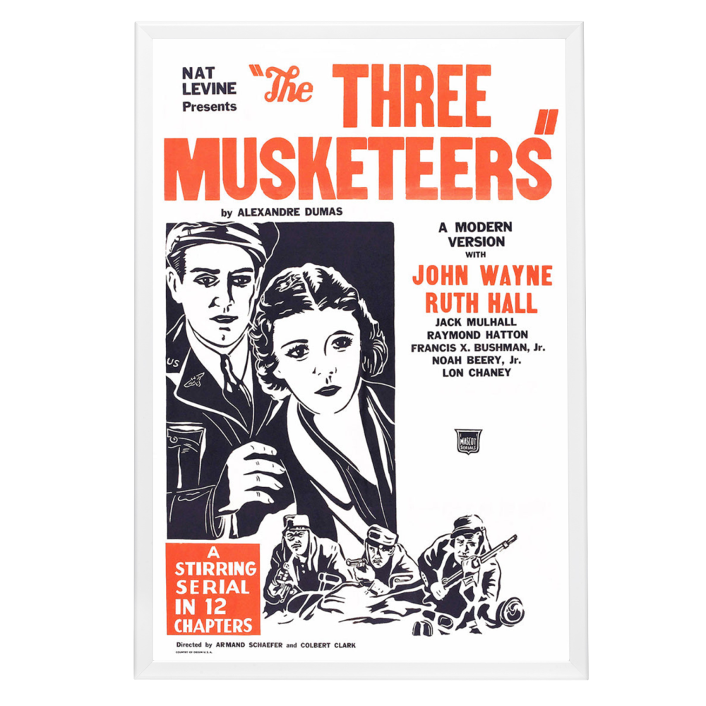 "Three Musketeers" (1933) Framed Movie Poster