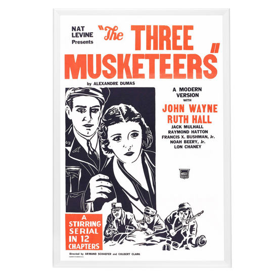 "Three Musketeers" (1933) Framed Movie Poster