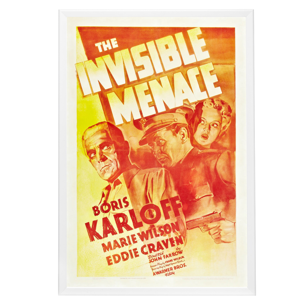 "Invisible Menace" (1938) Framed Movie Poster